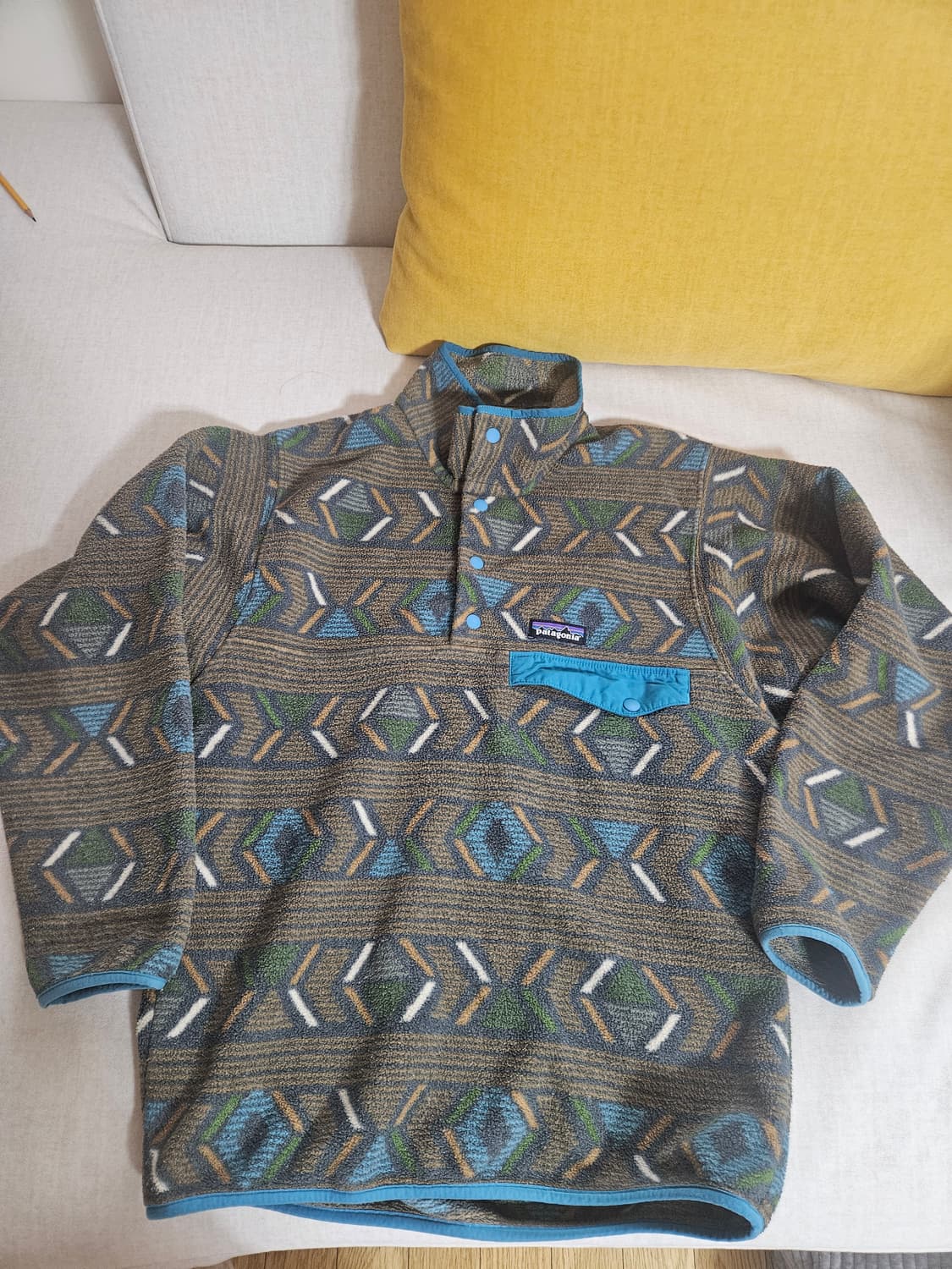 파타고니아 신칠라 헤비웨이트 아즈텍 패턴 우먼 s 맨xxs 상품이미지2