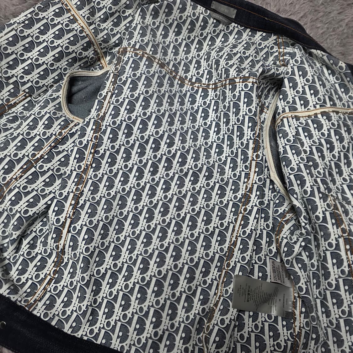 {클로젯}[50][신형]디올 오블리크 데님 청자켓 상품이미지7