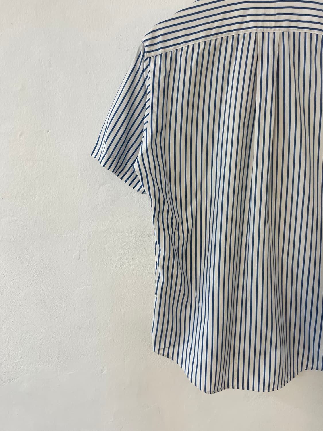 폴로 블루 스트라이프 반팔 셔츠  상품이미지9