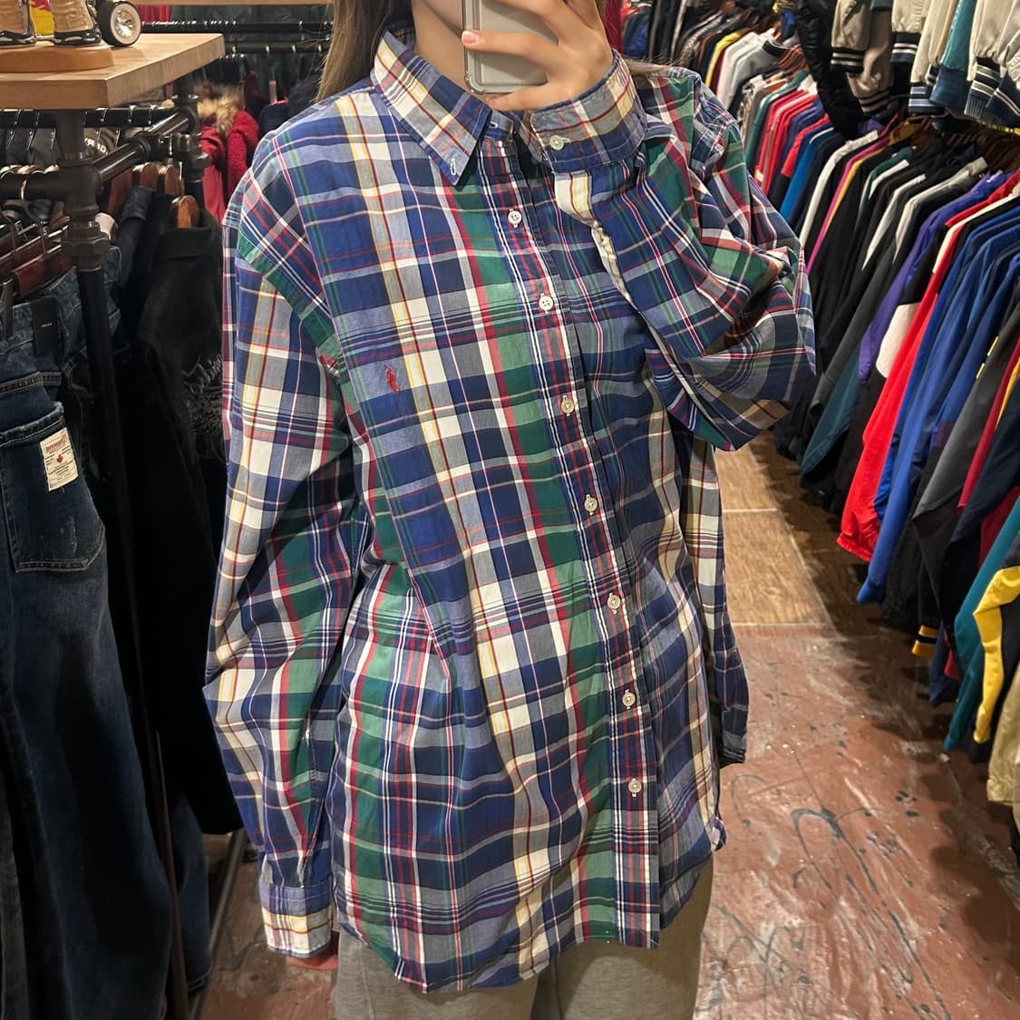 [HI]폴로 랄프로렌 긴팔셔츠 체크 상품이미지3