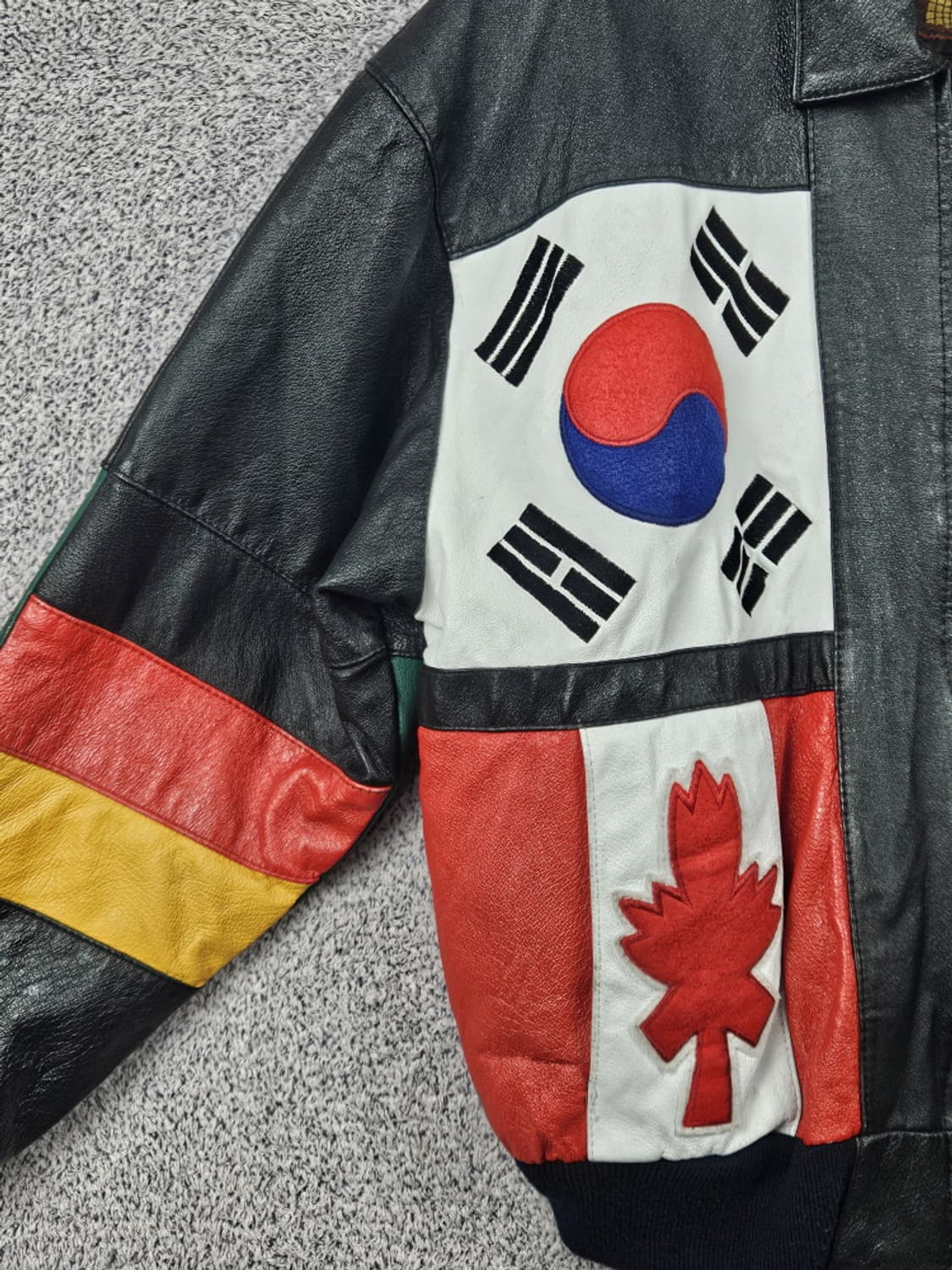 PHASE 컨트리 내셔널 플래그 가죽 자켓 ( M ) / 10256 상품이미지4