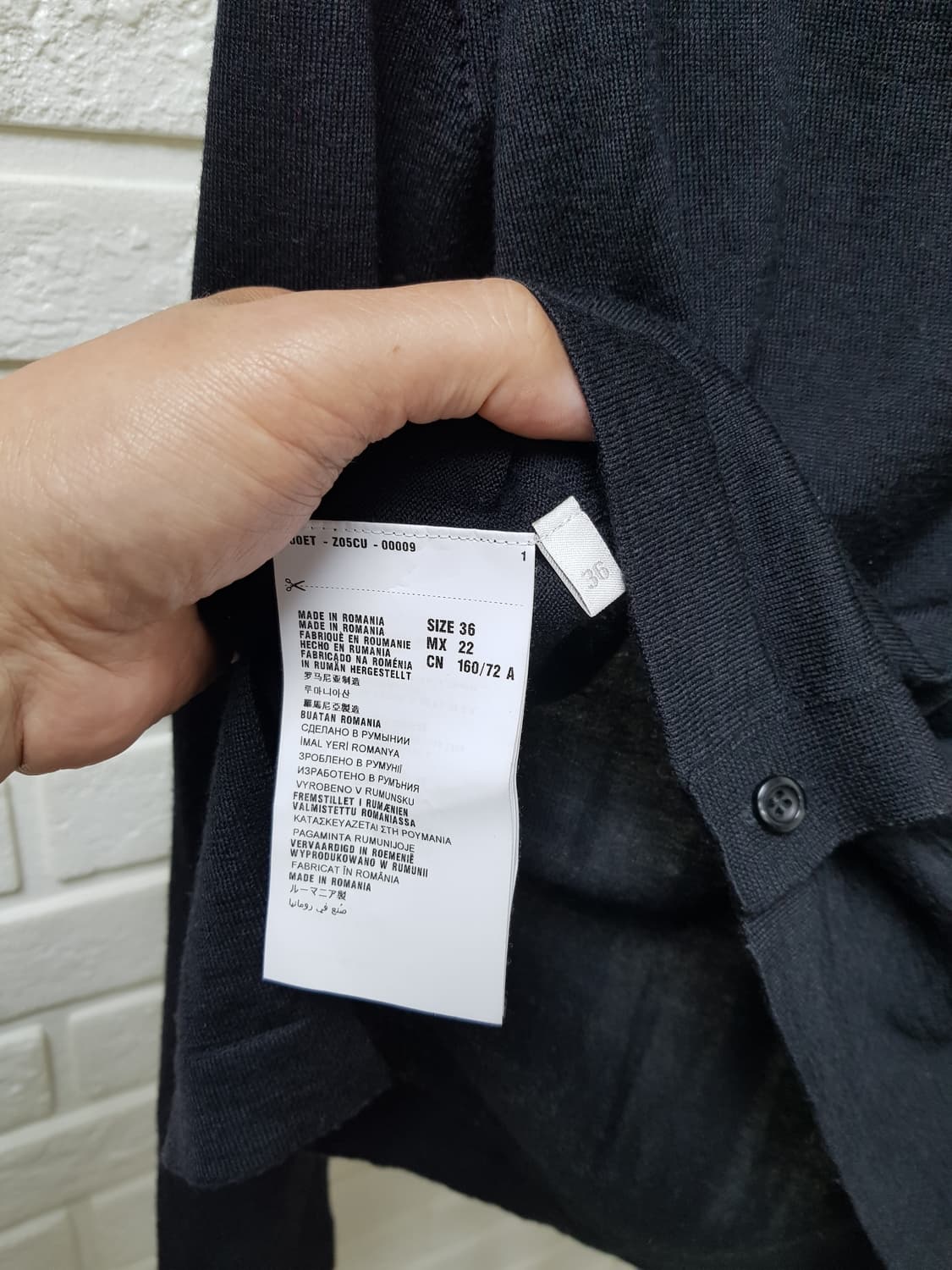 [36/정품] miumiu 미우미우 백라벨 리본 실크가디건 상품이미지6