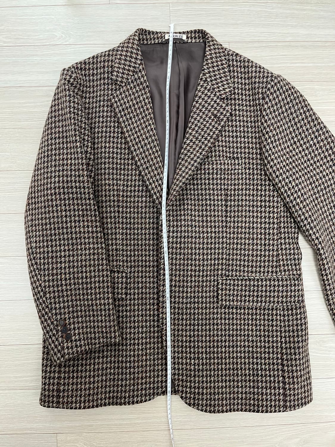 [5]AURALEE 하운드투스 체크 블레이저 상품이미지6