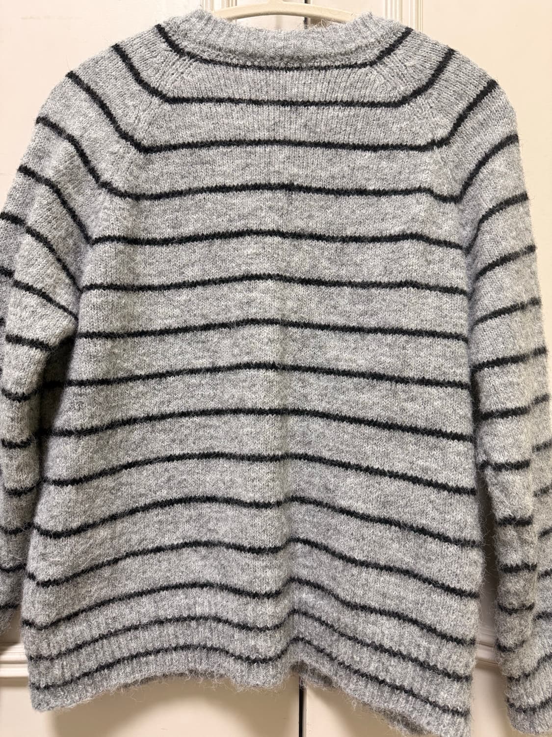 빈티지 미코 가디건 스트라이프 그레이 상품이미지5