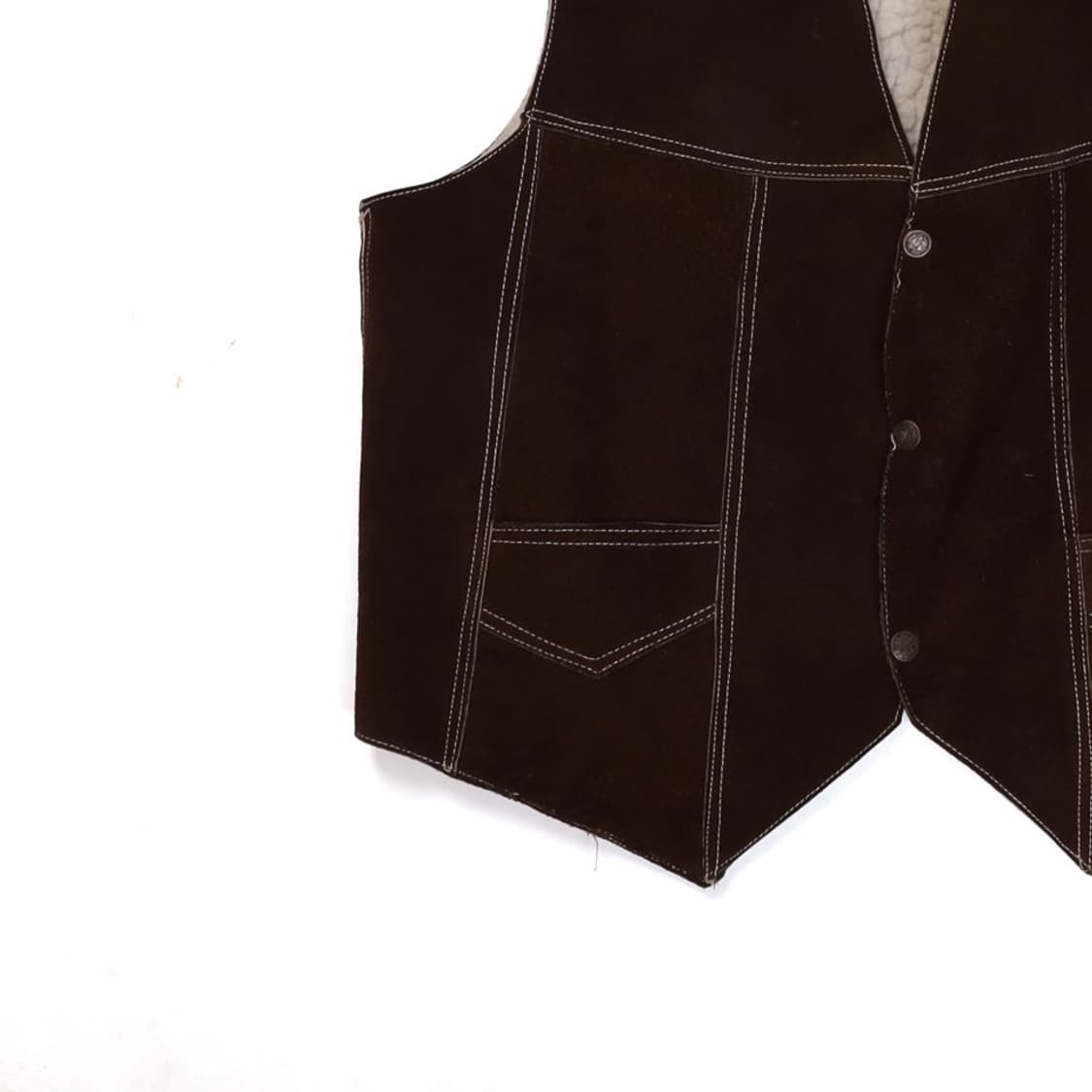 Vintage Leather vest 상품이미지3