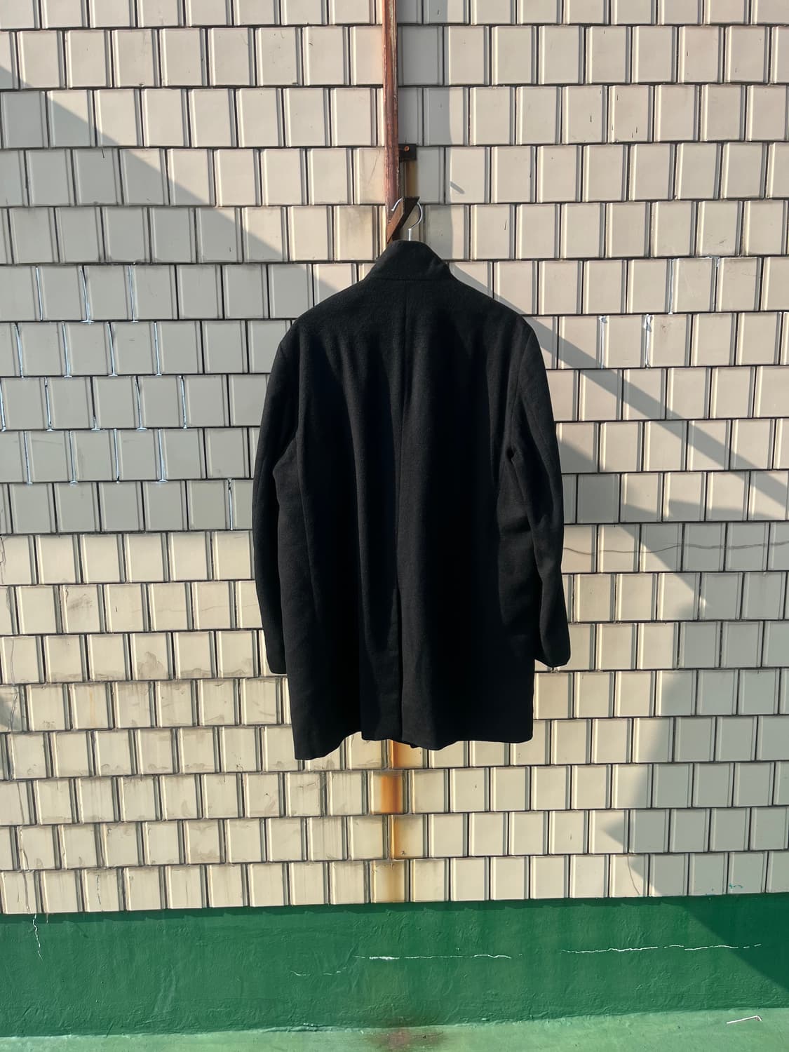 100% Cashmere 하이넥 코트  상품이미지3