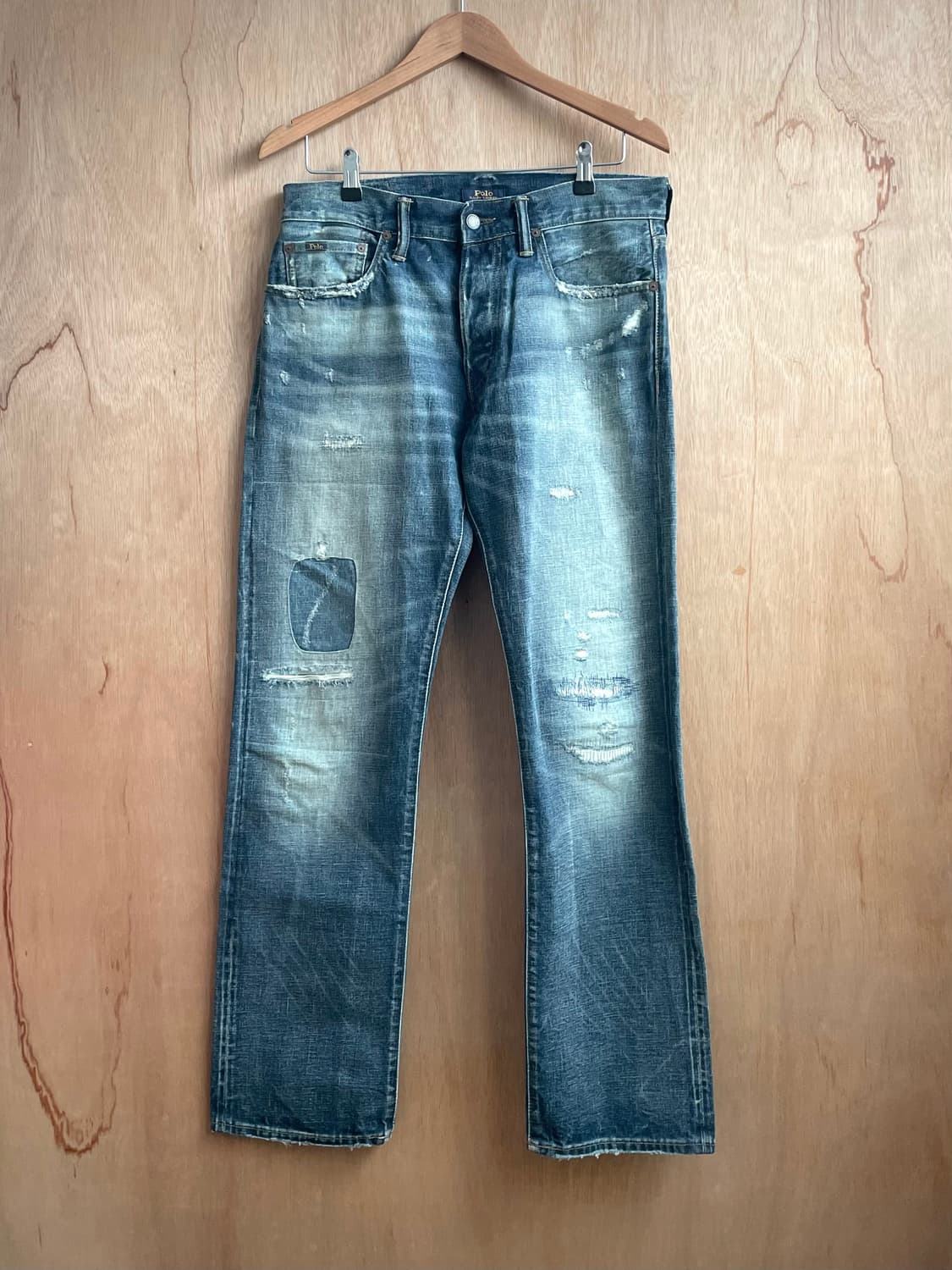 폴로 패치워크 데님 팬츠 상품이미지3