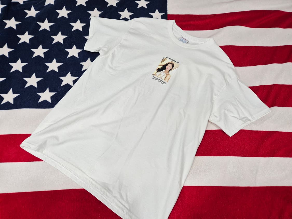 Sci Fi 판타지 반팔 티셔츠 화이트 상품이미지1