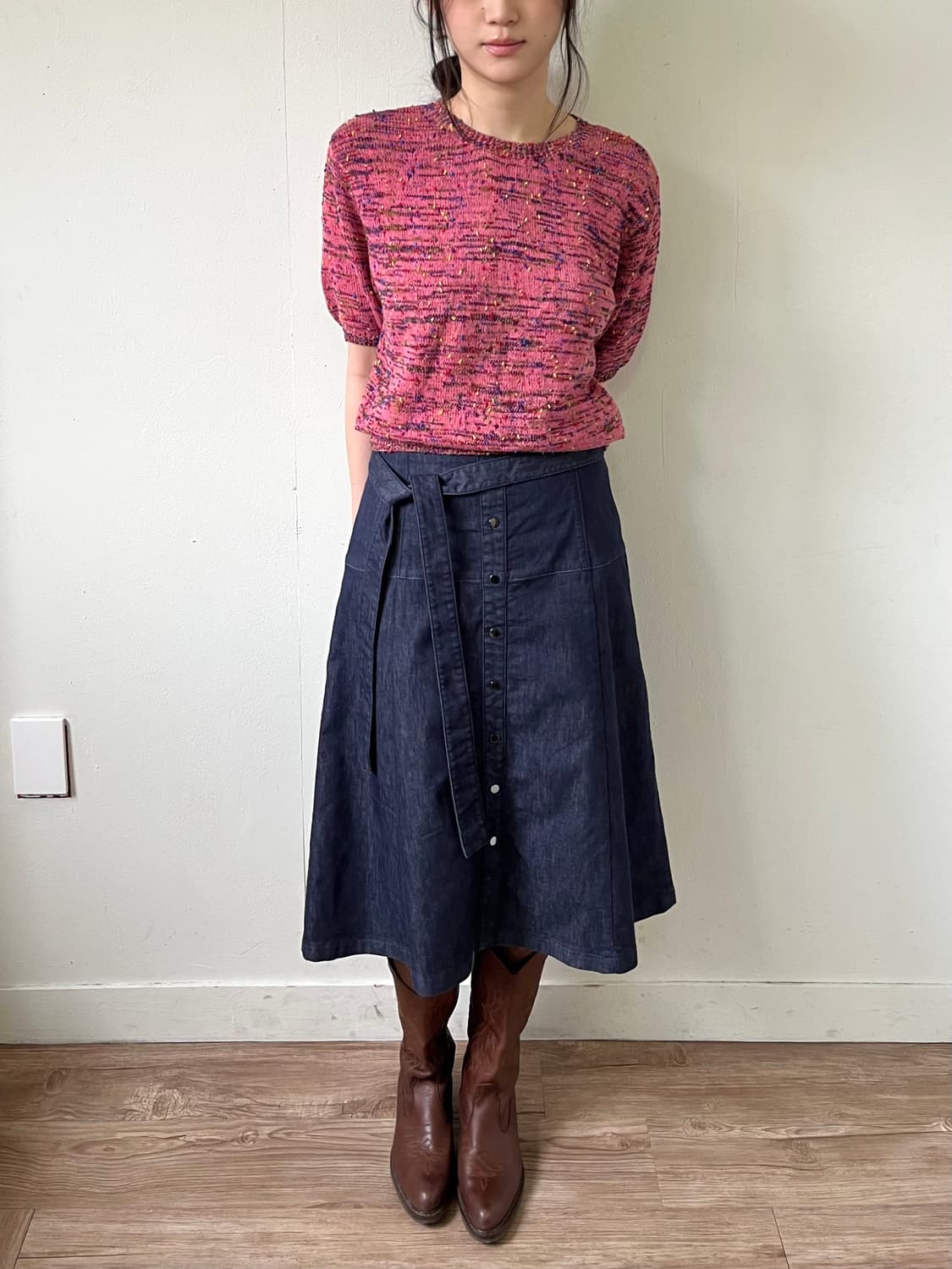 RoyalArtigiano 레인보우 핑크 스웨터 상품이미지8