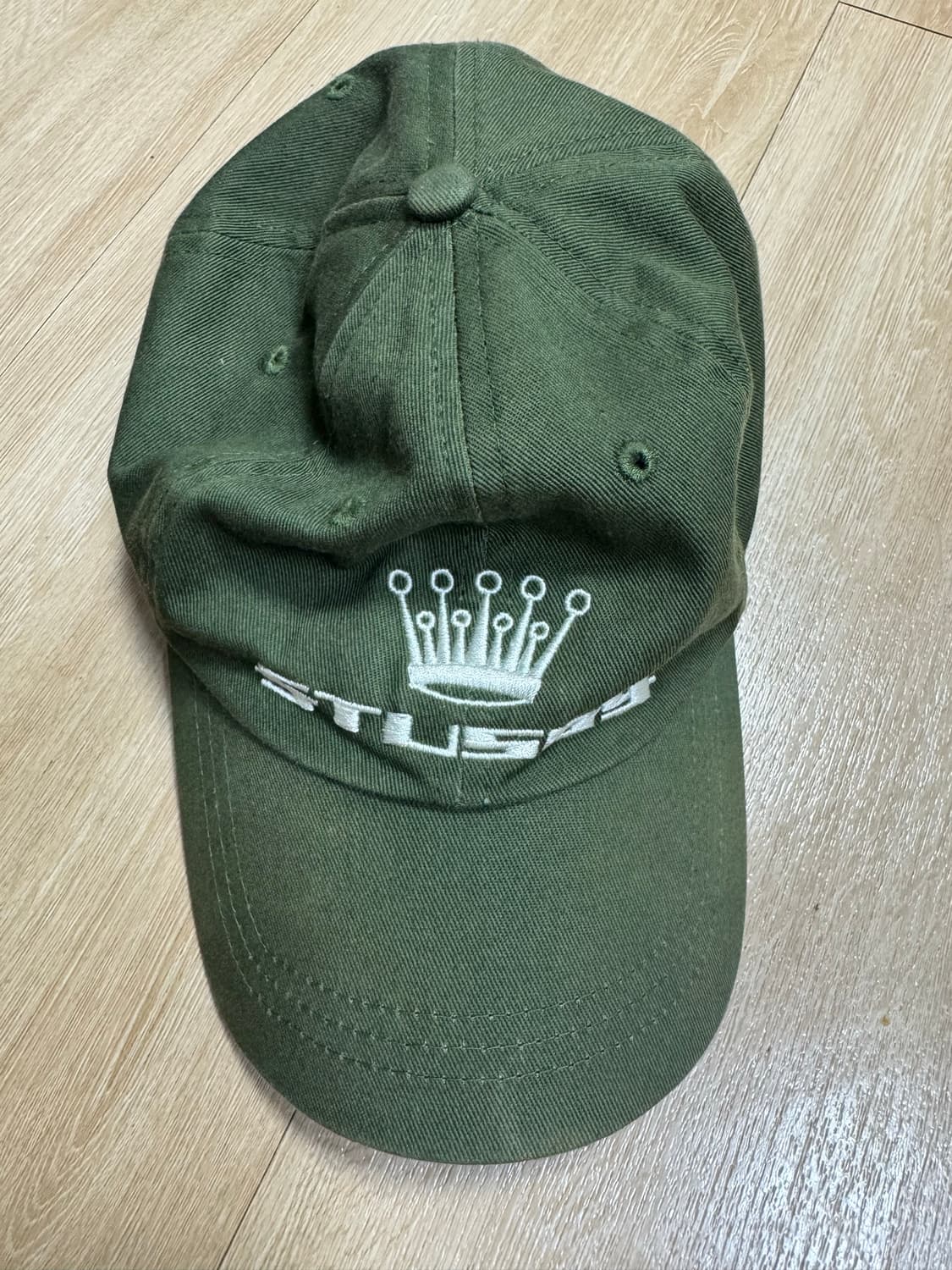 스투시 크라운 볼캡 모자 그린 상품이미지2