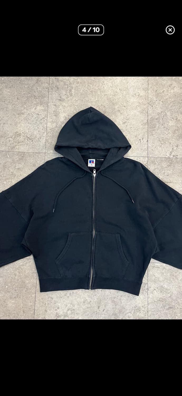 러셀 usa 후드집업 블랙 M 상품이미지3