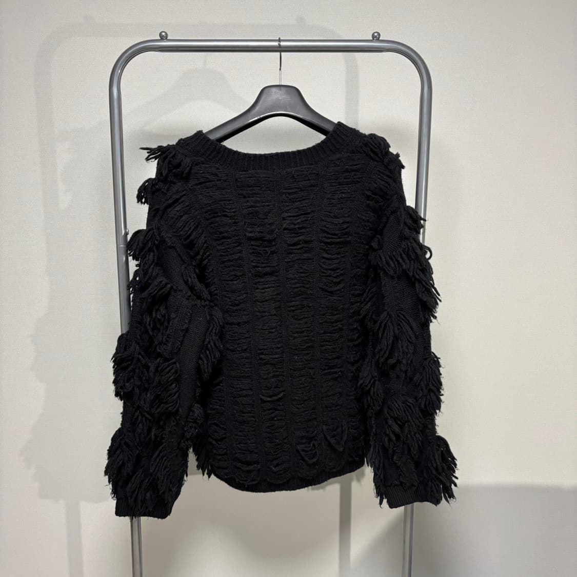 F) perverze 퍼버즈 프린지 니트 가디건 상품이미지4