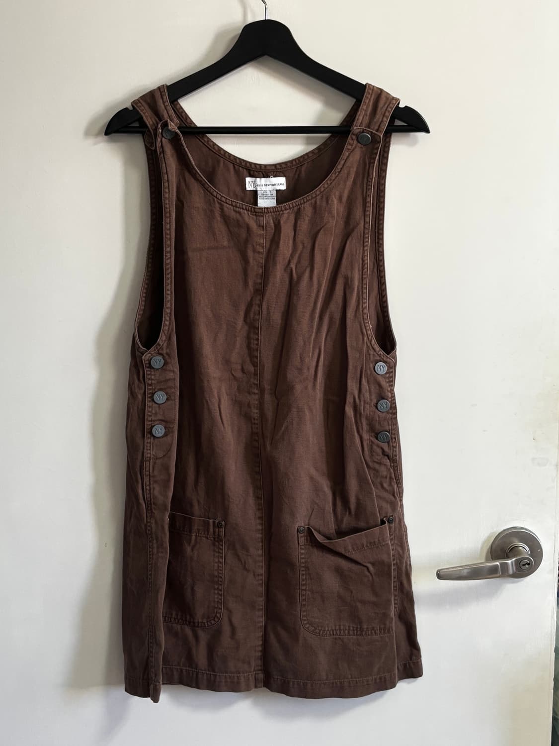 NY Jeans New York Jeans 멜빵 원피스 상품이미지1