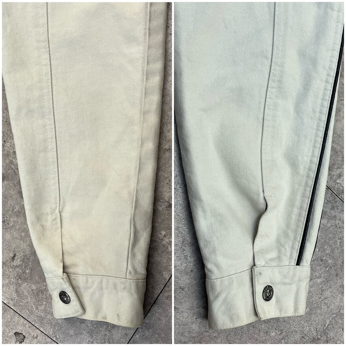 빈티지 바이커 자켓 아이보리 #csz2793 상품이미지10