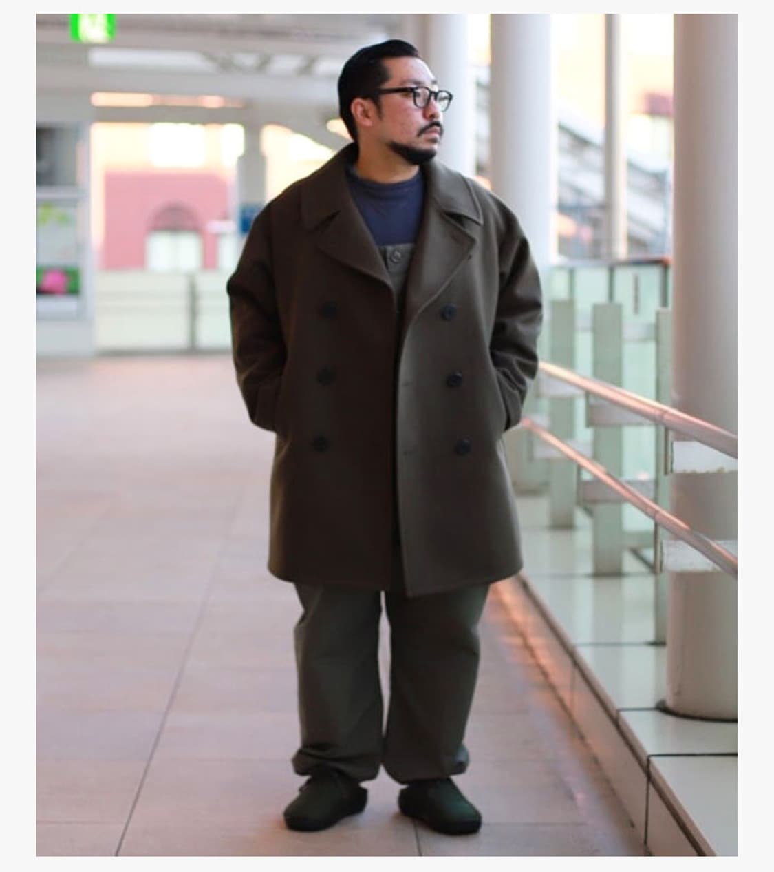 BEAMS - FLEECE EASY PEA COAT 상품이미지6