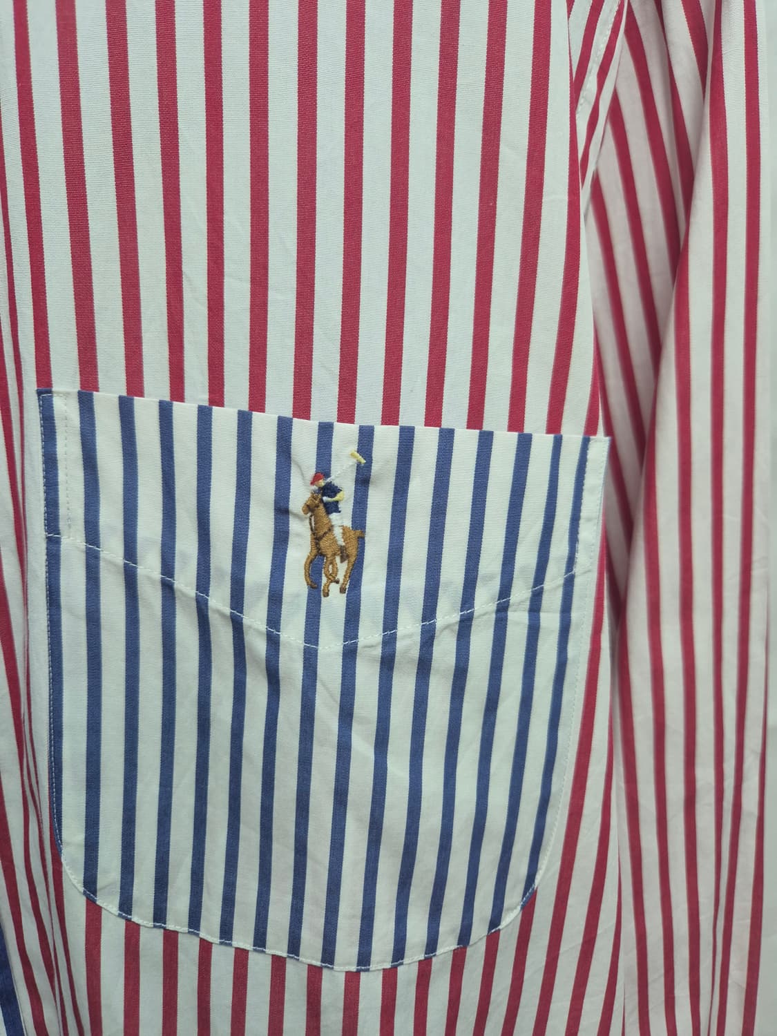 폴로 컬러블락 셔츠 상품이미지2