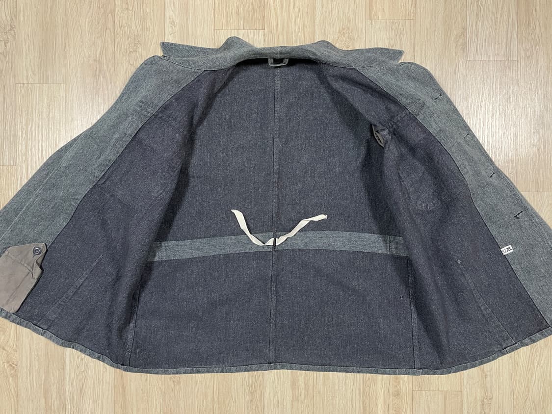 105) 60's 스위스군 솔트&페퍼 데님자켓 상품이미지3