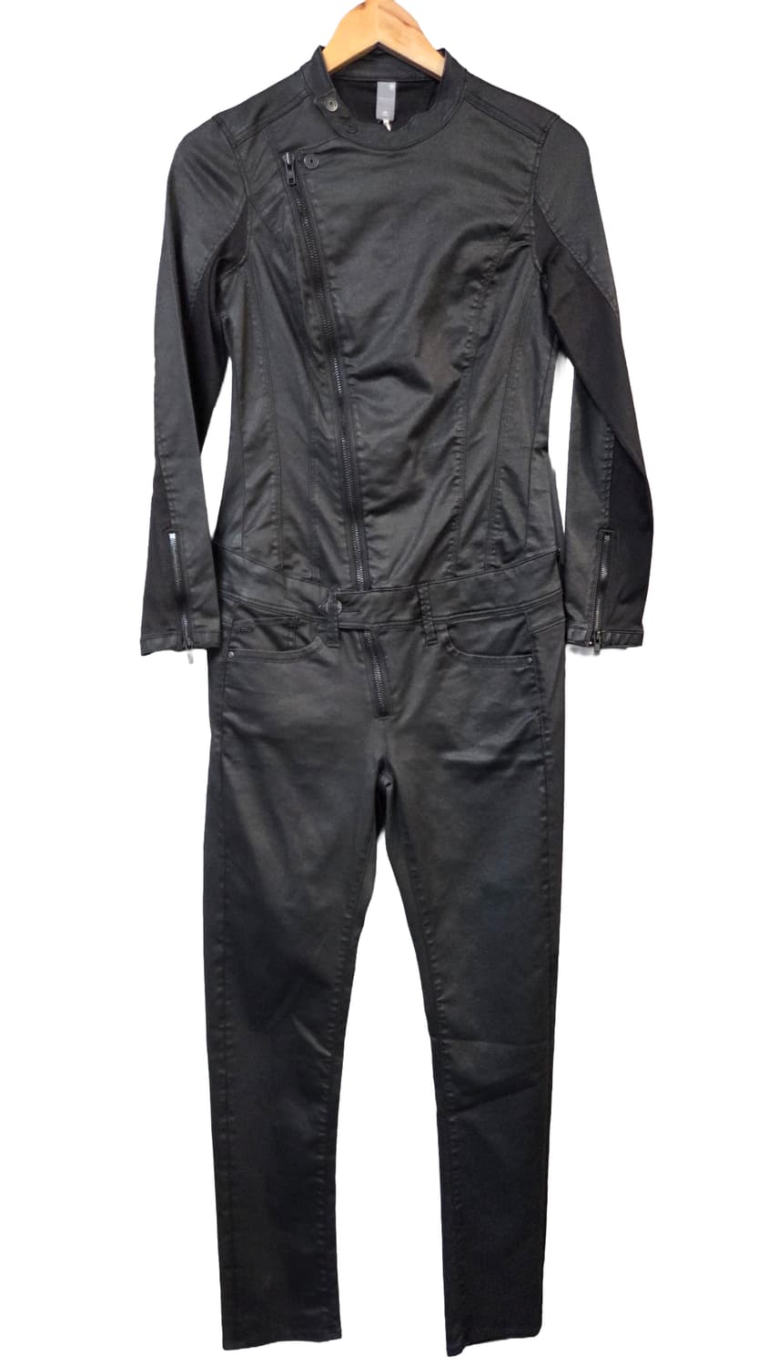 G-STAR 블랙 라이더 스타일 점프수트(S)스판 상품이미지1