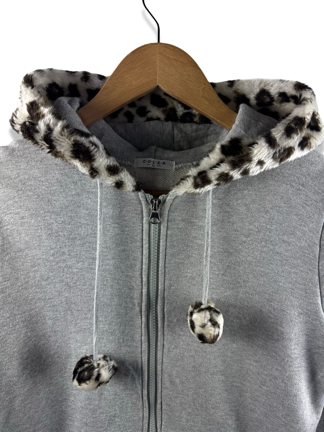 JPN 갸루 레오파드 후드집업2145 상품이미지4