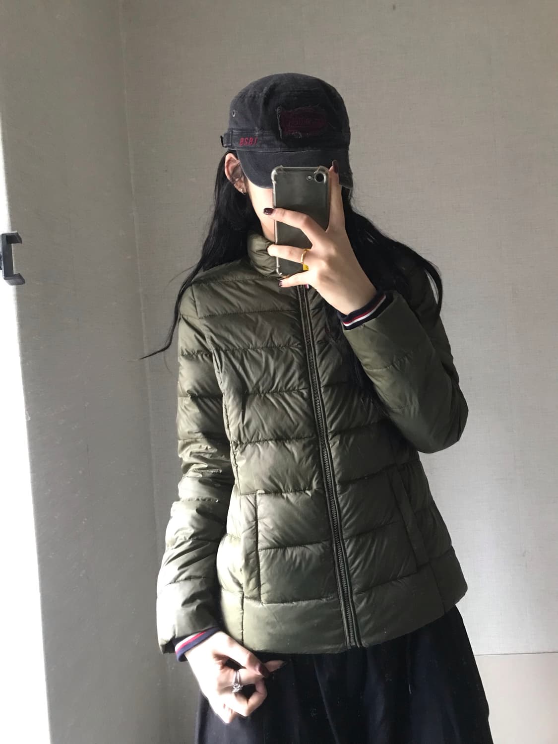 타미힐피거 카키 패딩 상품이미지2