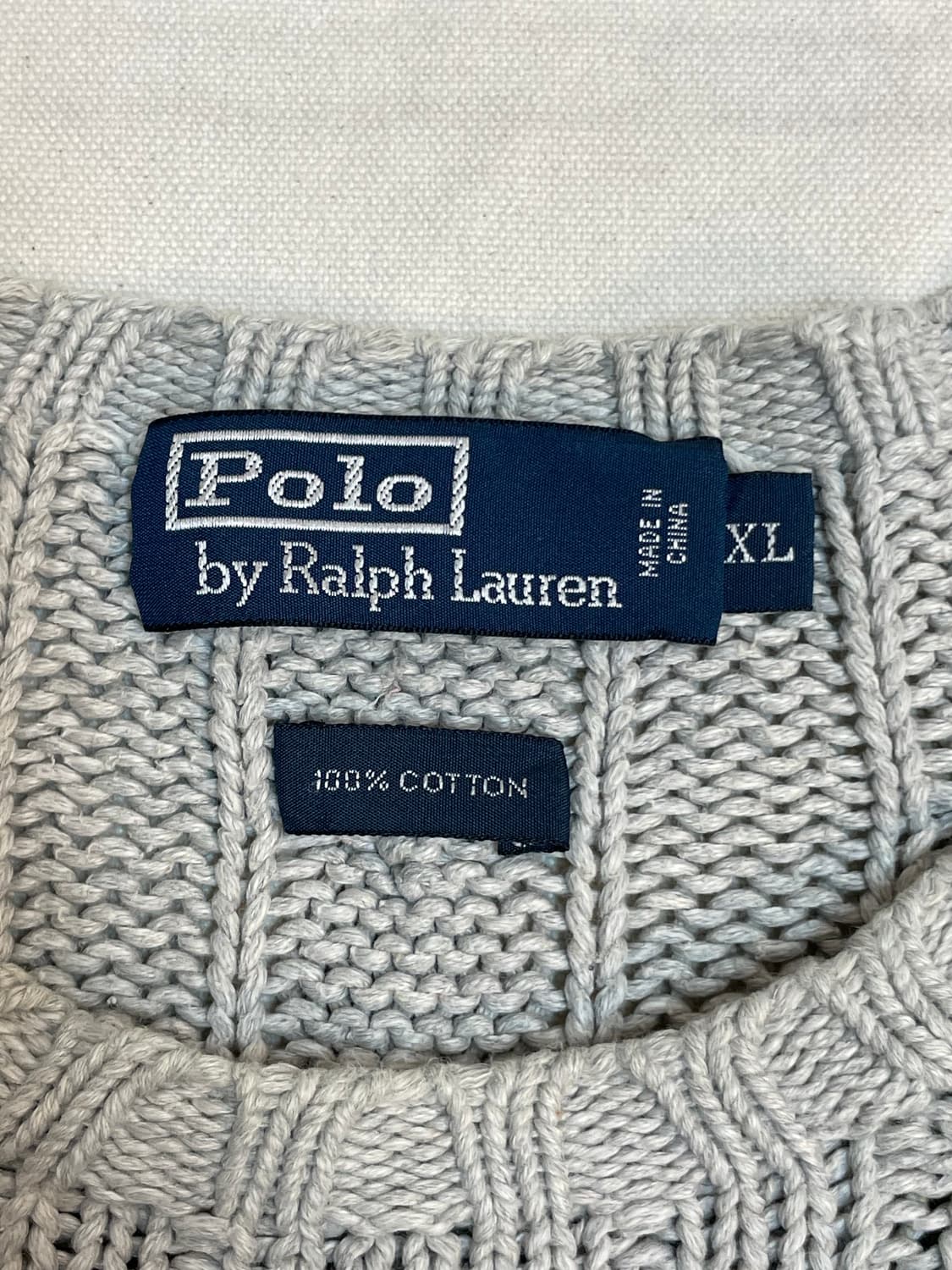 폴로 코튼 케이블니트 상품이미지5