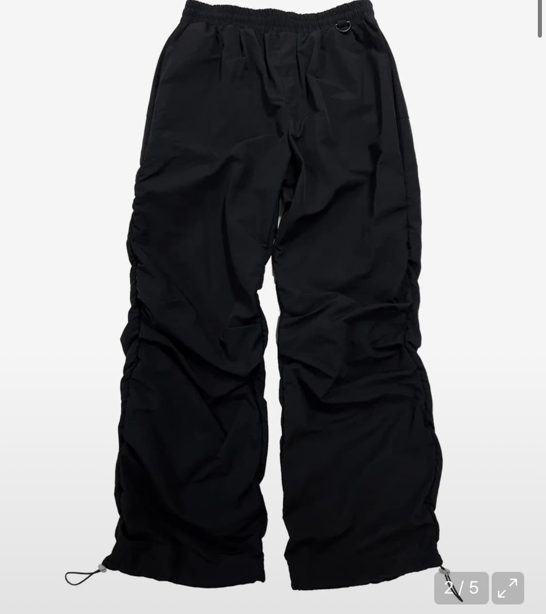 더콜디스트모먼트 나일론 셔링 조거 팬츠 상품이미지2