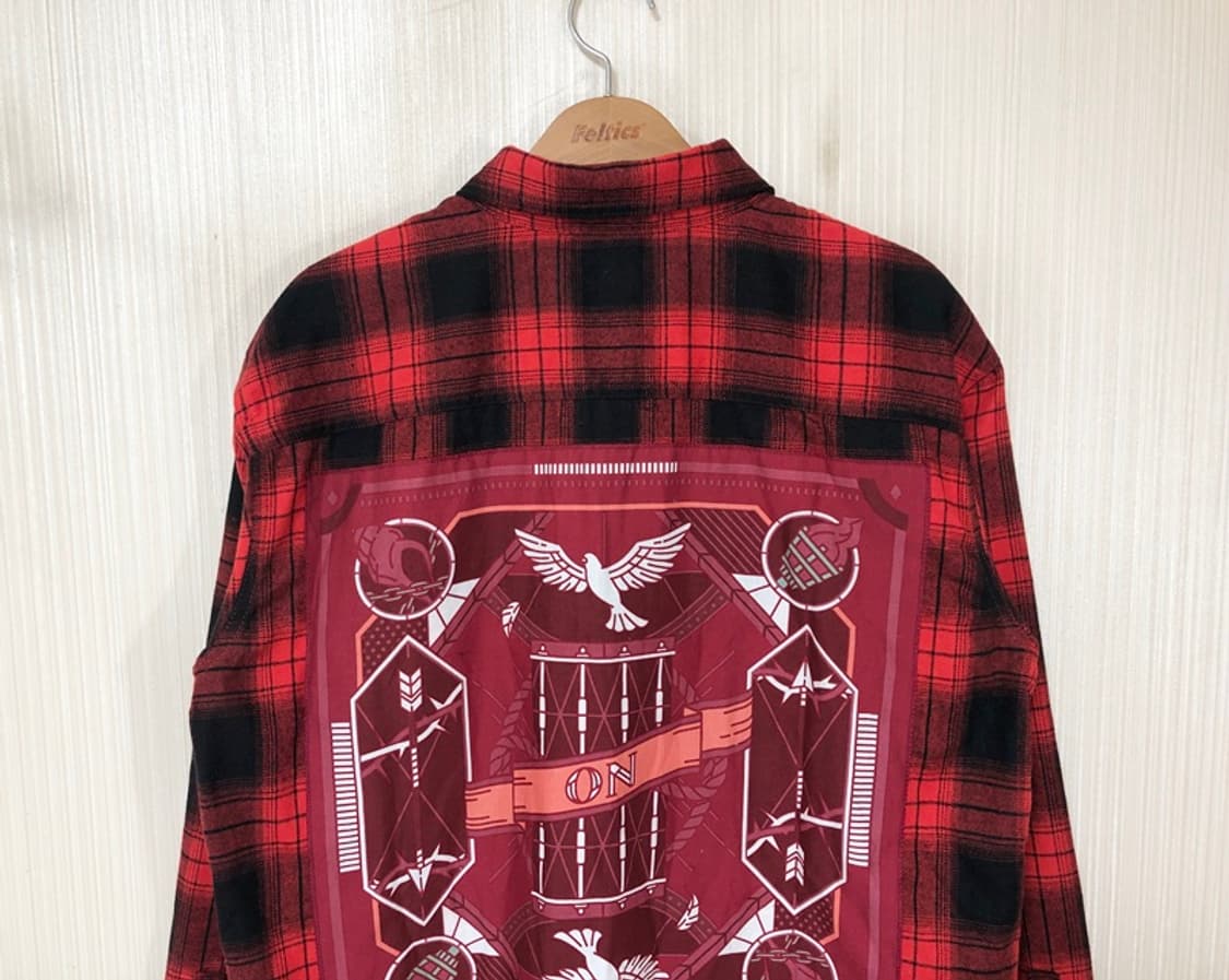 BTS 방탄소년단 'ON' 플란넬 체크셔츠 L 상품이미지9