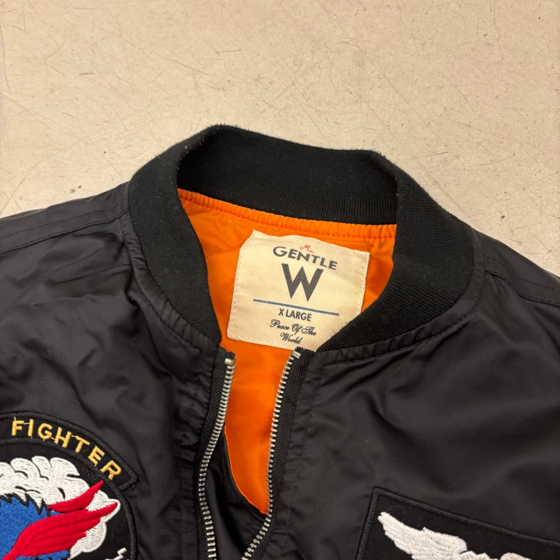 패치워크 항공 점퍼 상품이미지3