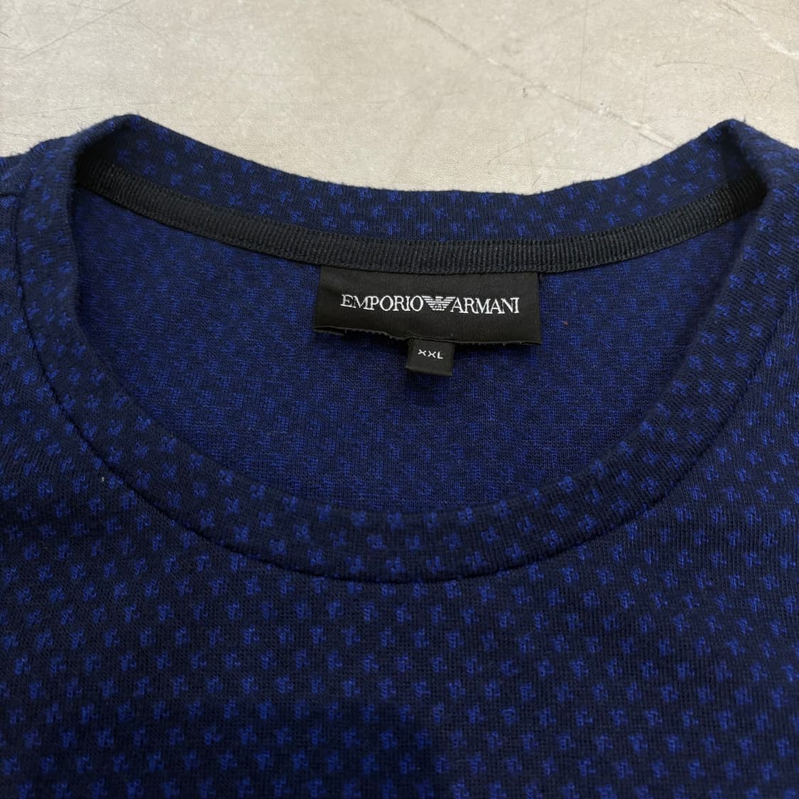 엠포리오 아르마니 반팔 니트티 XXL 상품이미지4