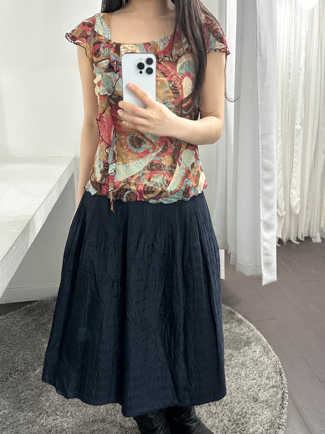comme ca du mode midi skirt 상품이미지3
