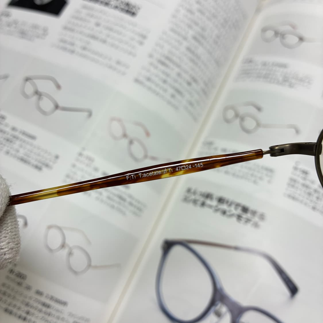 나카미야 토라쿠마 티타늄 새들브릿지 일본 안경 상품이미지5