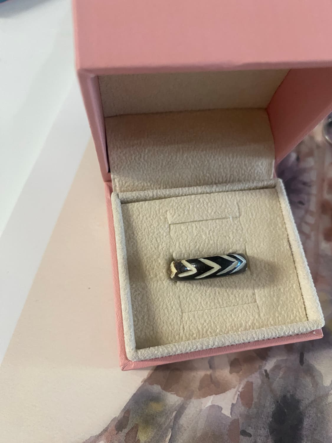 우드 부쉐론 빈티지 반지 상품이미지1