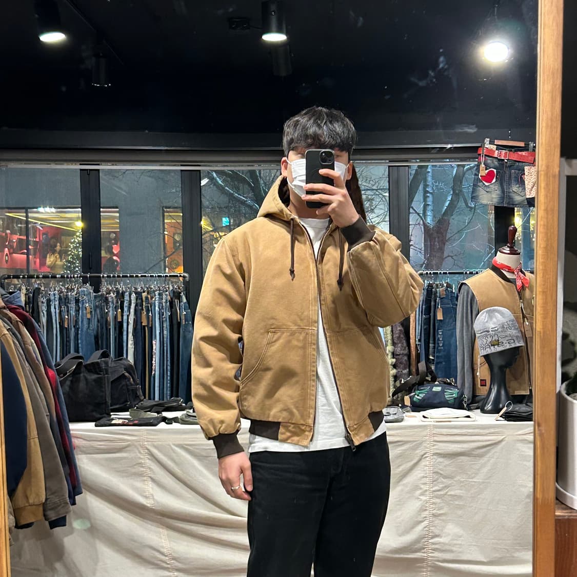 M) RedHead USA 워크웨어 덕캔버스 액티브 자켓 브라운 상품이미지8