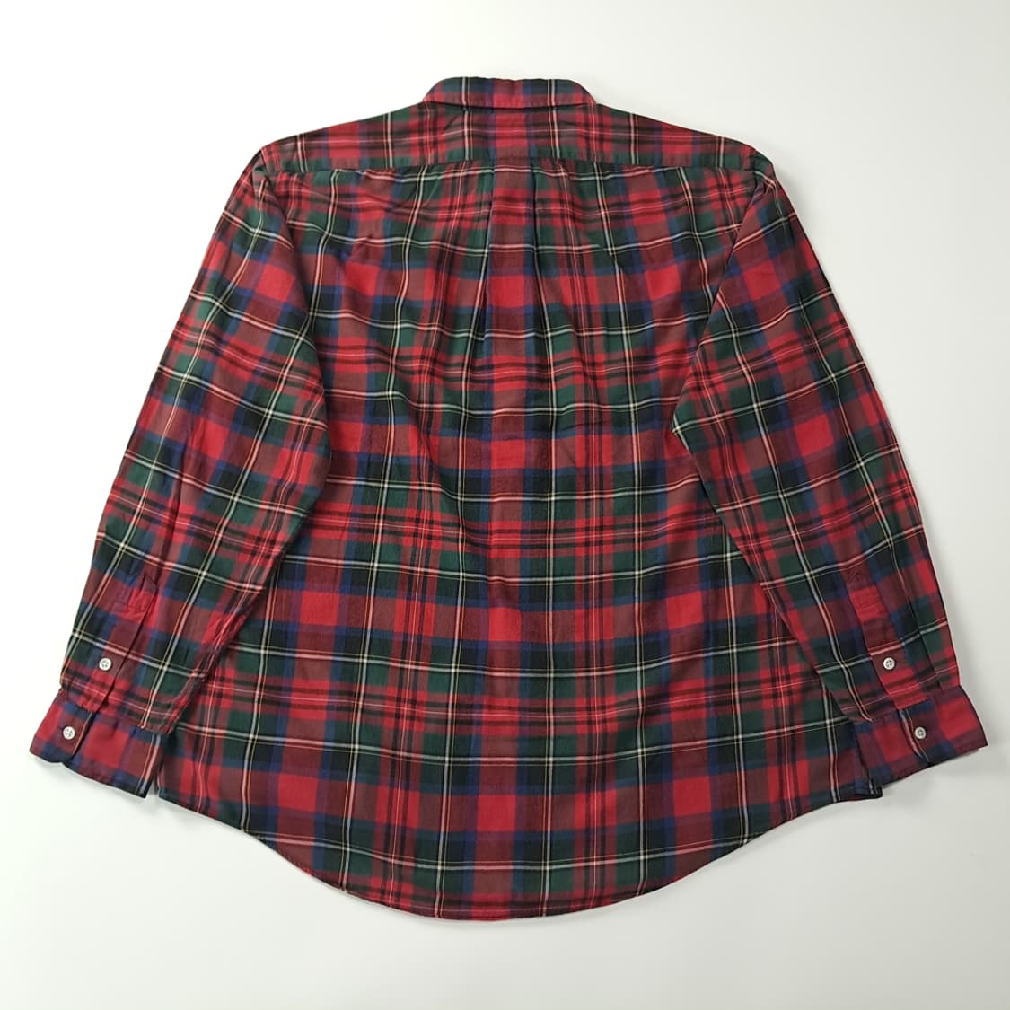 CK532 XL 폴로 90s 블레이크 타탄체크 레드그린 셔츠 남방 상품이미지6