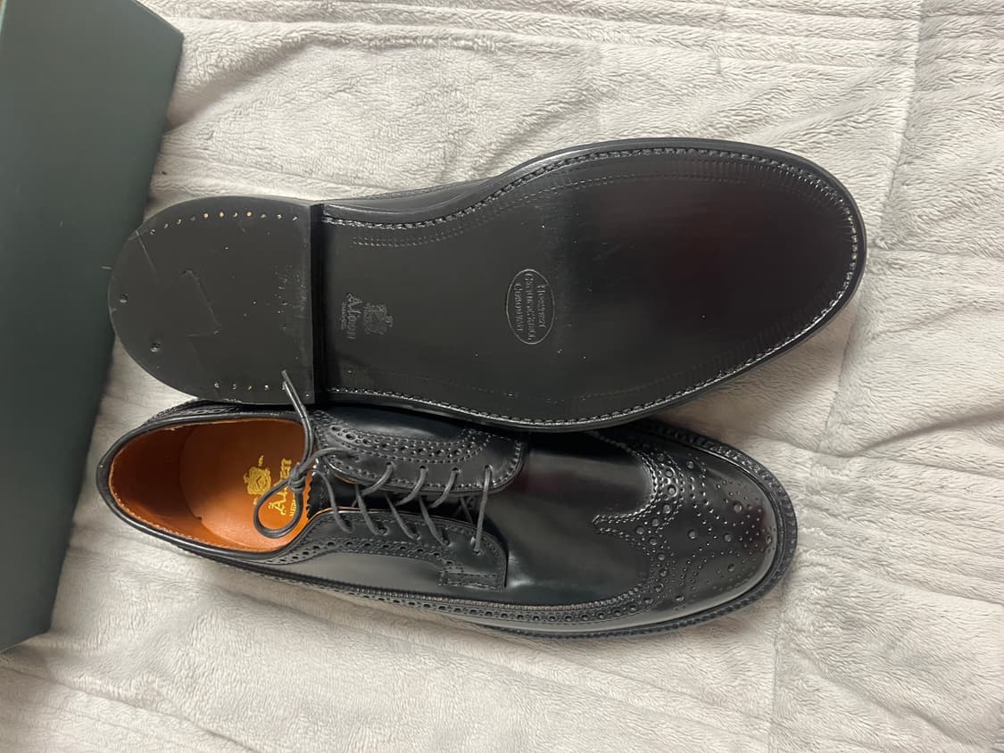 알든 윙팁 블랙 코도반 9751 9.5e 상품이미지7