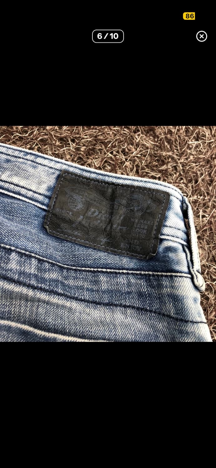 디젤 Timmen 디스 워싱 데님 팬츠 상품이미지6