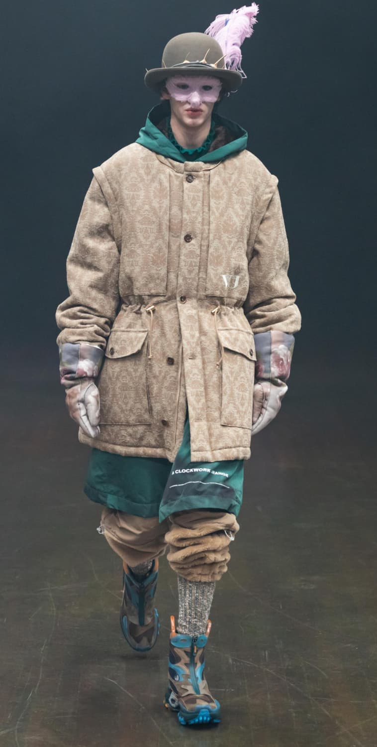 언더커버 19aw 시계태엽 스몰파츠 패딩 상품이미지1