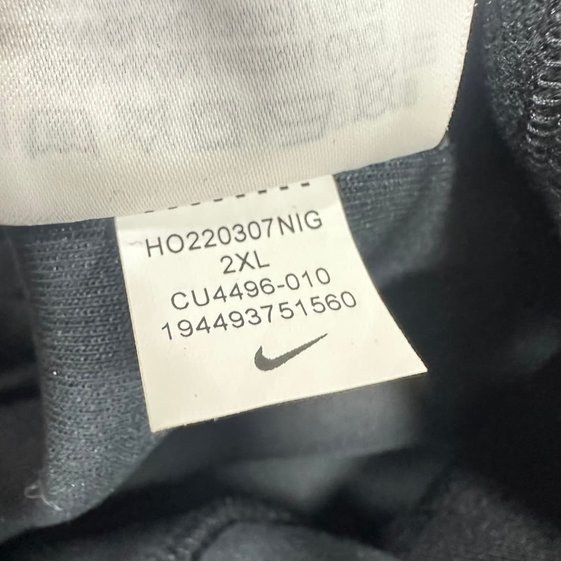✨ (바배) 나이키 테크 플리스 블랙 조거 팬츠 상품이미지5