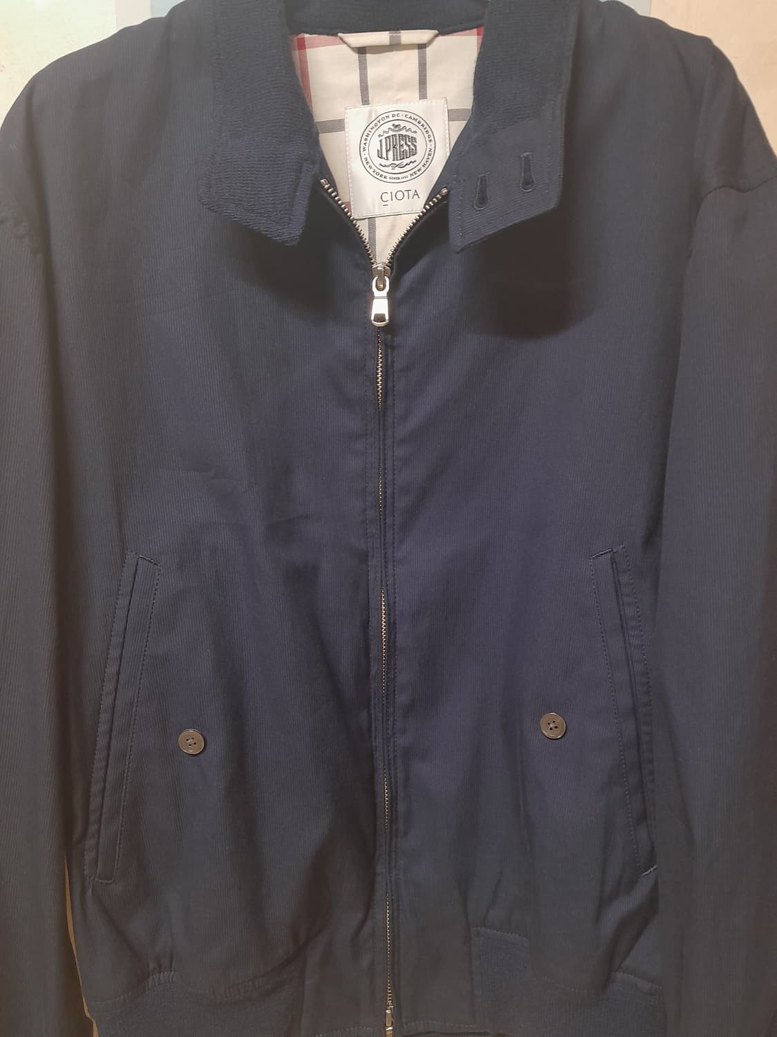 CIOTAx J.PRESS GOLF JACKET NAVY 3 size 상품이미지2