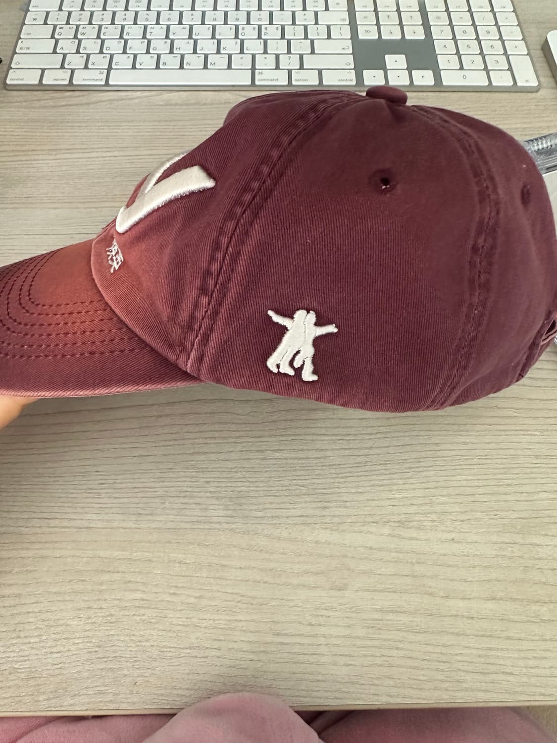 Open yy 그라디언트 볼캡 레드 판매 상품이미지3