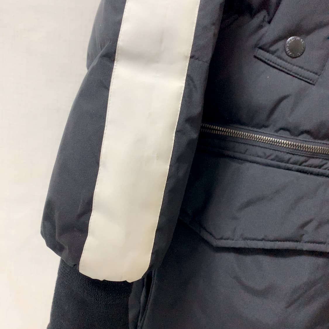 파리게이츠 라쿤 퍼 롱패딩 구스 다운 블랙 후드 거위 털 화이트 라인 0 상품이미지9