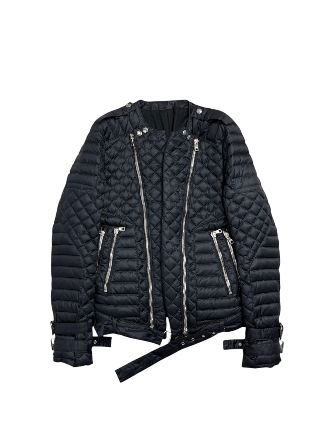 발망 퀼팅 바이커 자켓 블랙 상품이미지2