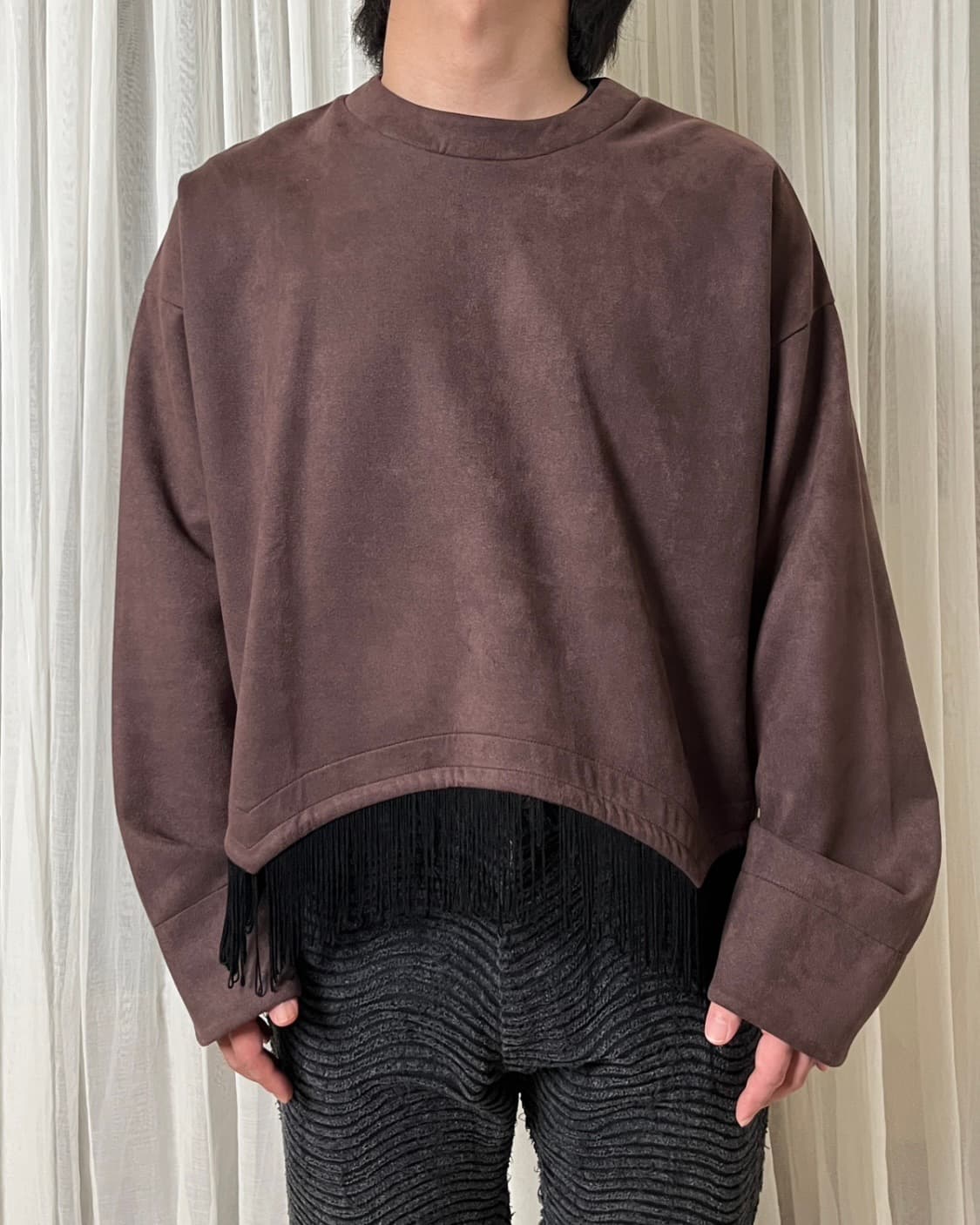 사스콰치패브릭스 프린지 스웨이드 스모크 탑 sasquatchfabrix 상품이미지8