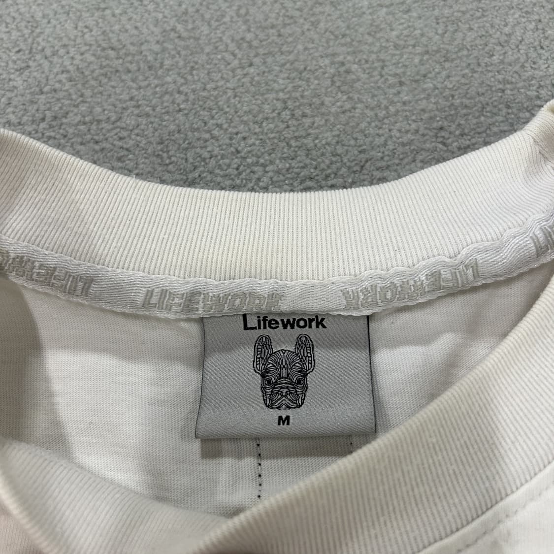라이프워크 포켓 반팔티셔츠 화이트 m 상품이미지2