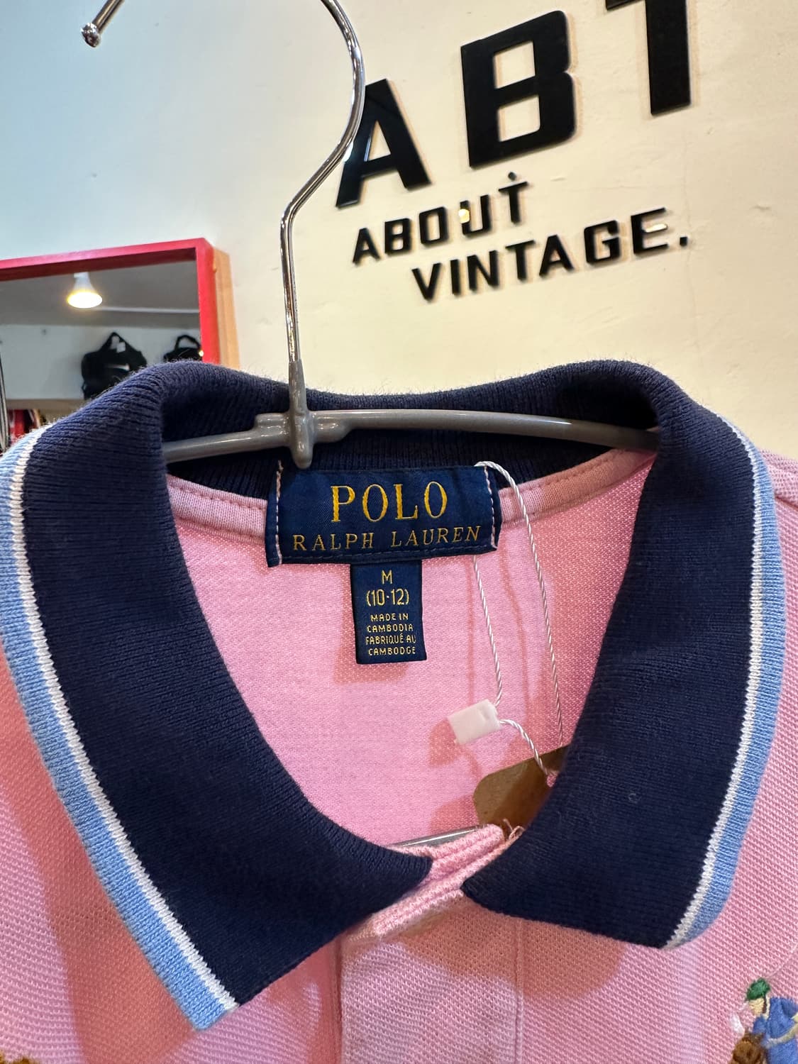 폴로 랄프로렌 빅포니 반팔 카라티 핑크 상품이미지4