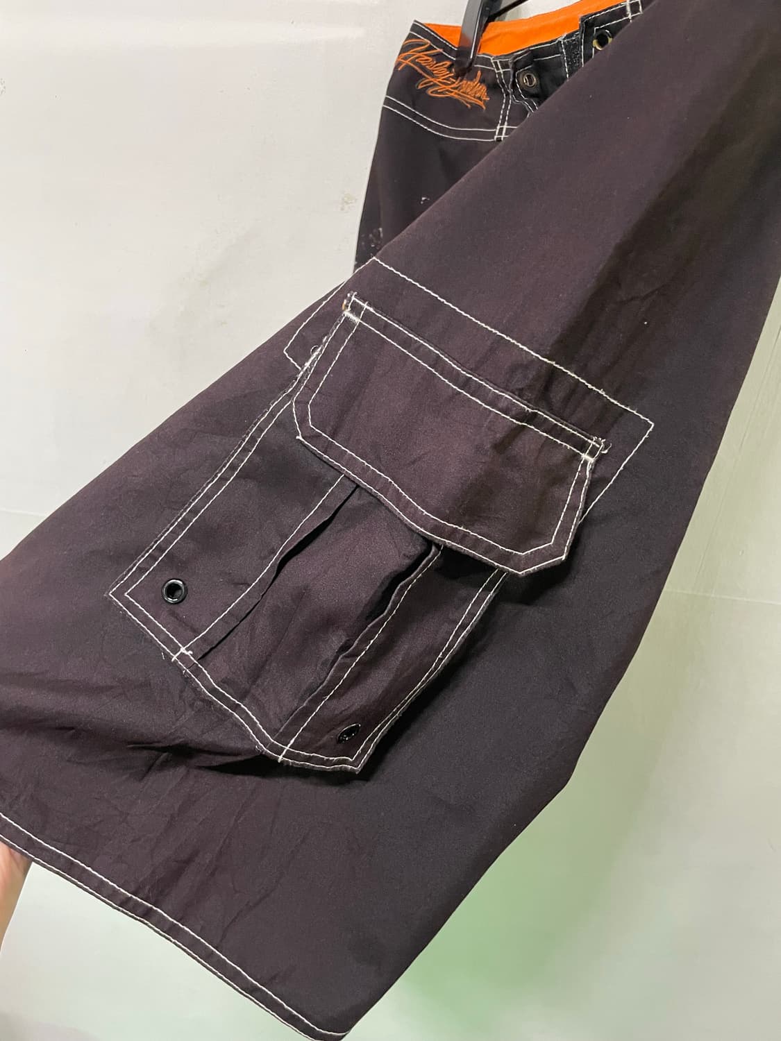 할리데이비슨 아카이브 로로 카고바지 버뮤다 팬츠 반바지 상품이미지5