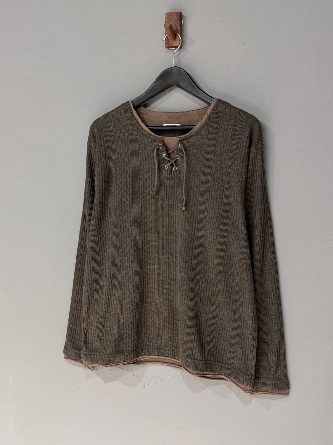 버진 보야지 레이어드 헨리넥 롱슬리브  상품이미지1