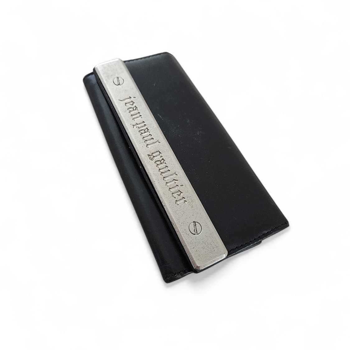 장폴고티에 메탈 플레이트 가죽 키체인 지갑 상품이미지2