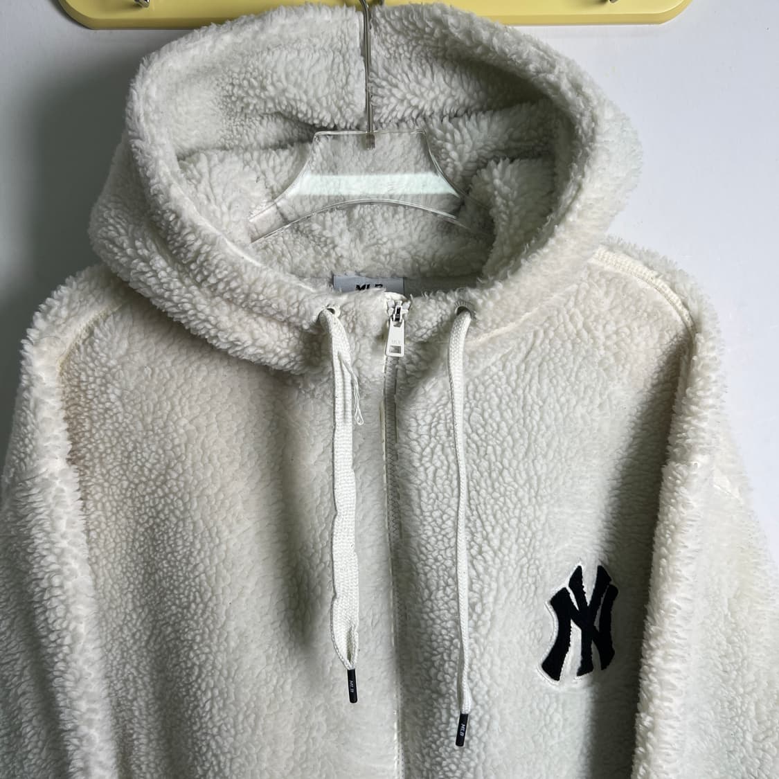 MLB 엠엘비 뉴욕양키스 베이직 후디드 덤블 후리스 2XL 상품이미지4