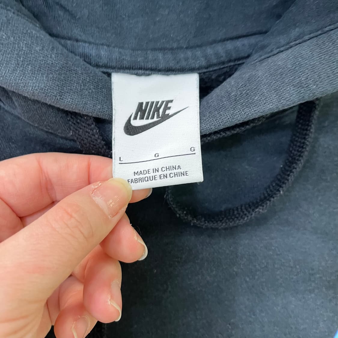 L 나이키 백로고 후드 티셔츠 0316M 상품이미지2